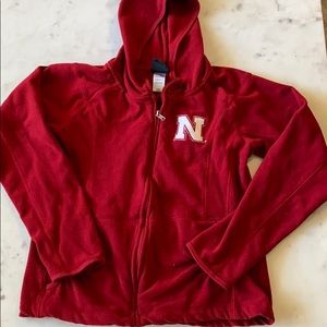 Vintage Husker terry cloth zip up